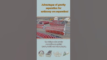 Advantages of gravity separation for antimony ore separation!