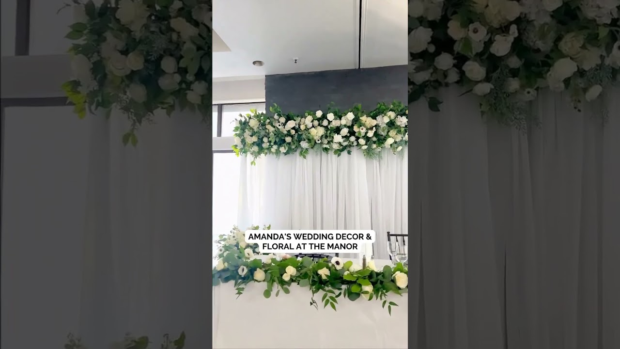 Amanda's Wedding Decor & Floral At The Manor by VintageBASH