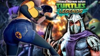 April Oneil And Ninja Turtles Nickelodeon Vesves Clic Series In Ninja Turtle Games Tmnt Leg