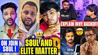 RNTX Owner on Why BACKOFF🚨 Sid on ELITE & S8uL Matter😱 Ocean on Joining S8UL😳 BMPS, Jonathan, Thug🥵