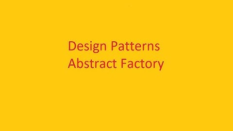 Abstract Factory | Design Patterns | Javascript #fullvideo