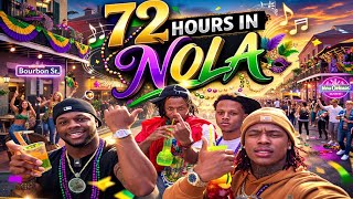 72 HRS IN NOLA MARDI GRAS 2026 🟡🟢🟣
