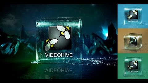 After Effects Template: Ice Cube Logo Reveal