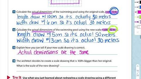 Redrawing using Scale Drawing