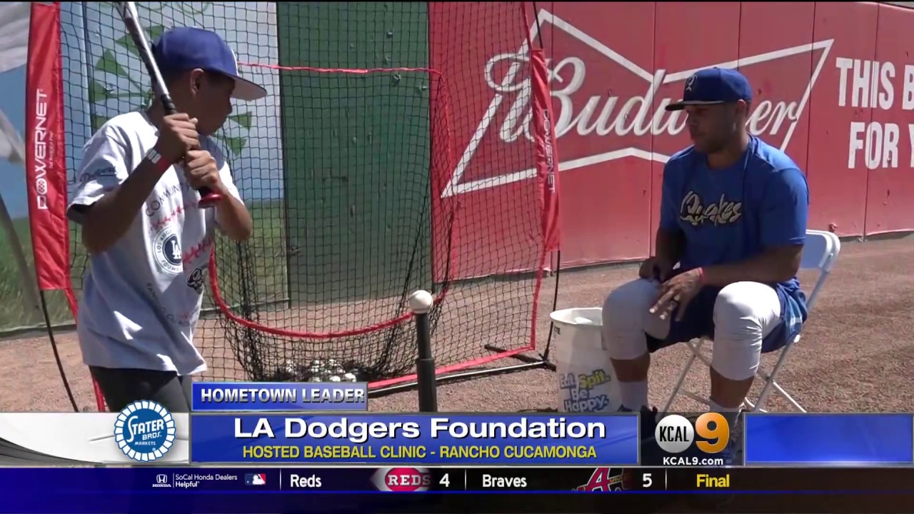KCAL9 Coverage of Dodgers Event at LoanMart Field