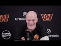 HC Dan Quinn Speaks to the Media After the Bye Week | Washington Commanders