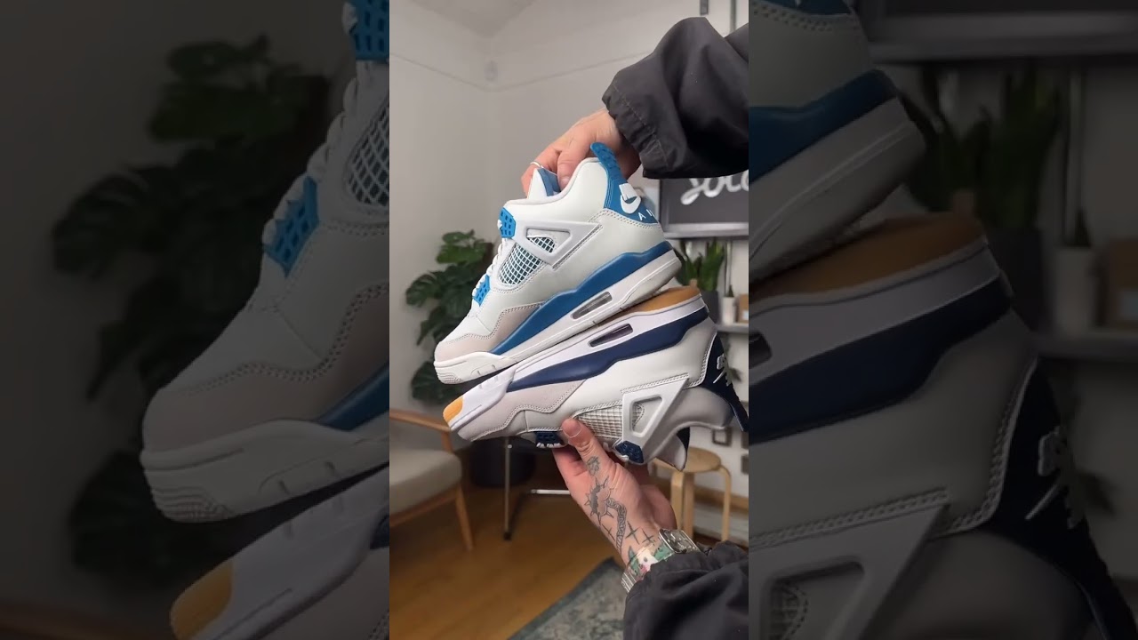 Jordan 4 Sb Navy Or Jordan 4 Military Blue, both available on basement.nz 