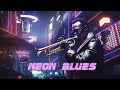 Neon blues  relaxing blade runner soundscape  cyber jazzblues ambient music