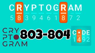 CRYPTOGRAM level 803 804