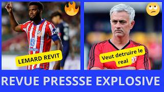 LEMARD REVIT ! United veut voler Mac Allister à Liverpool ? Mourinho vs Real 🔥 Revue de Presse