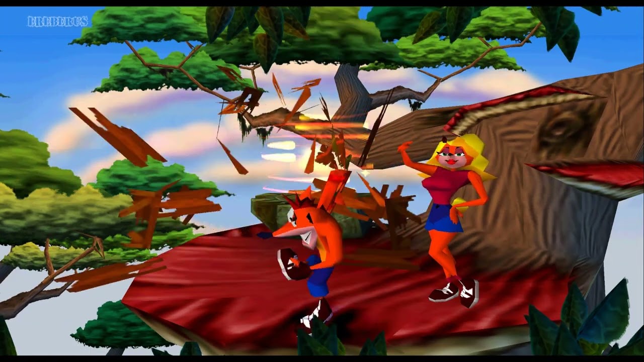 Crash Bandicoot ( Psx ) Gameplay Island 2 Pt-2