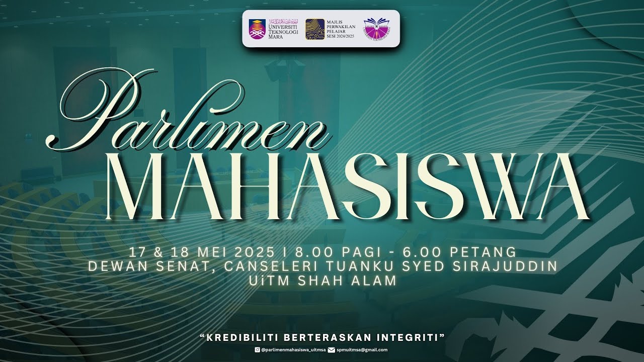 PARLIMEN MAHASISWA KALI KE-3 SIDANG PERTAMA UiTM SHAH ALAM SESI 1
