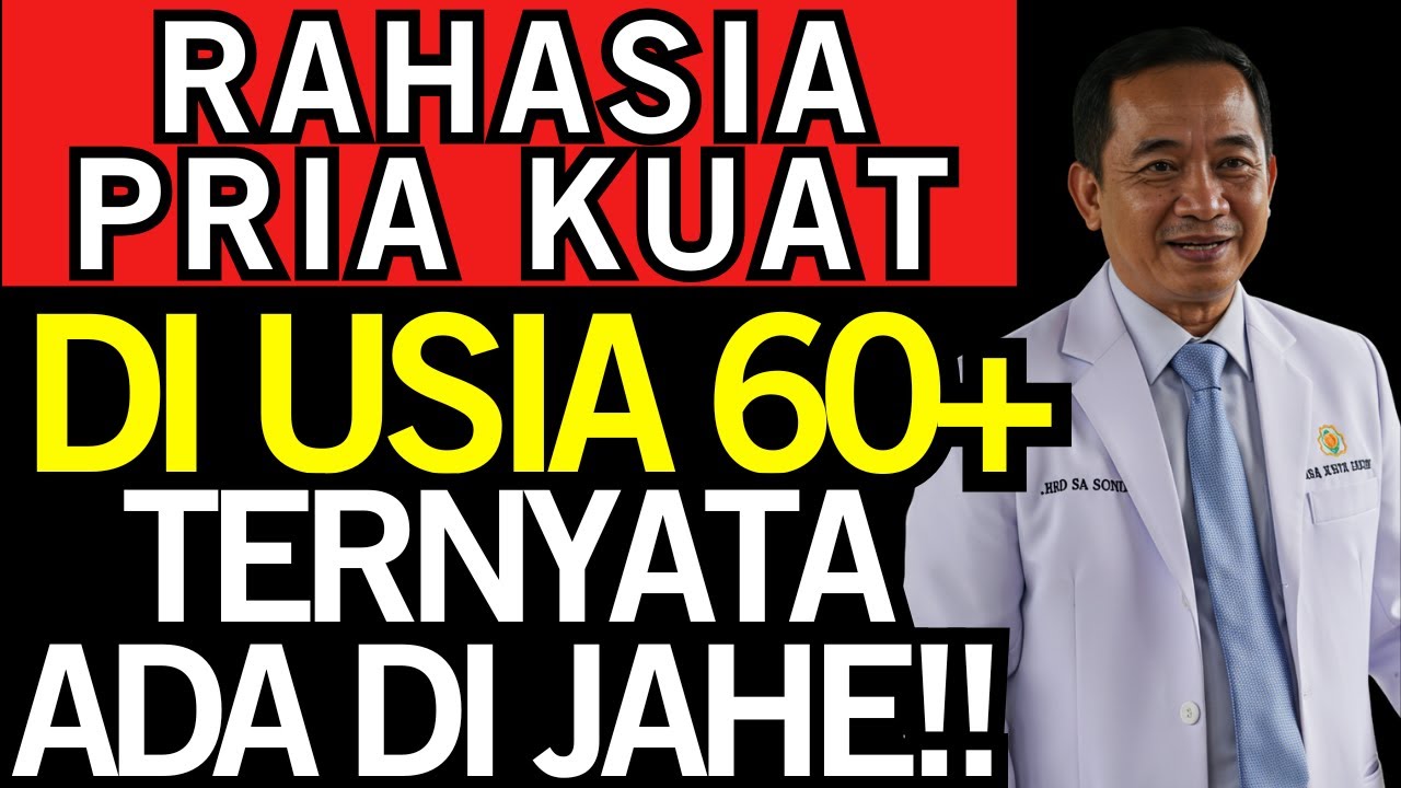 RAHASIA JAHE untuk PULIHKAN Vitalitas LANSIA PRIA Tanpa Obat - Kesehatan Lansia