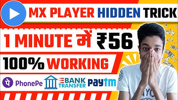 Mx Player New Hidden Trick !! Daily Unlimited Paytm Cash Without investment | instant Payment | Live