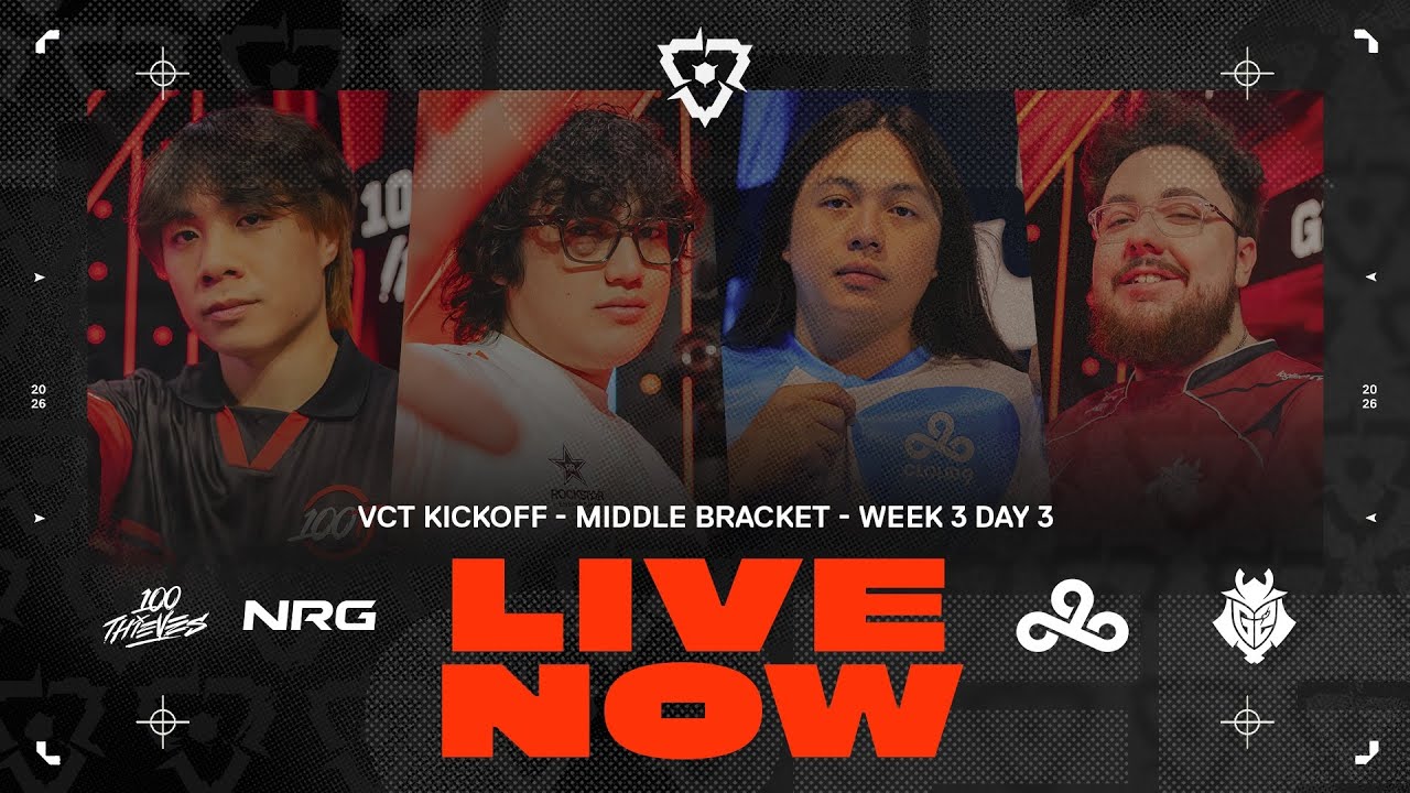 G2 vs C9 - VCT Americas 26 Kickoff - Middle Bracket VERTICAL