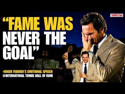 Roger Federer’s Emotional Hall of Fame Speech