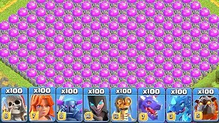 1,000 Troops Madness! The Ultimate Hilarious Raid in Clash of Clans | Epic Gameplay