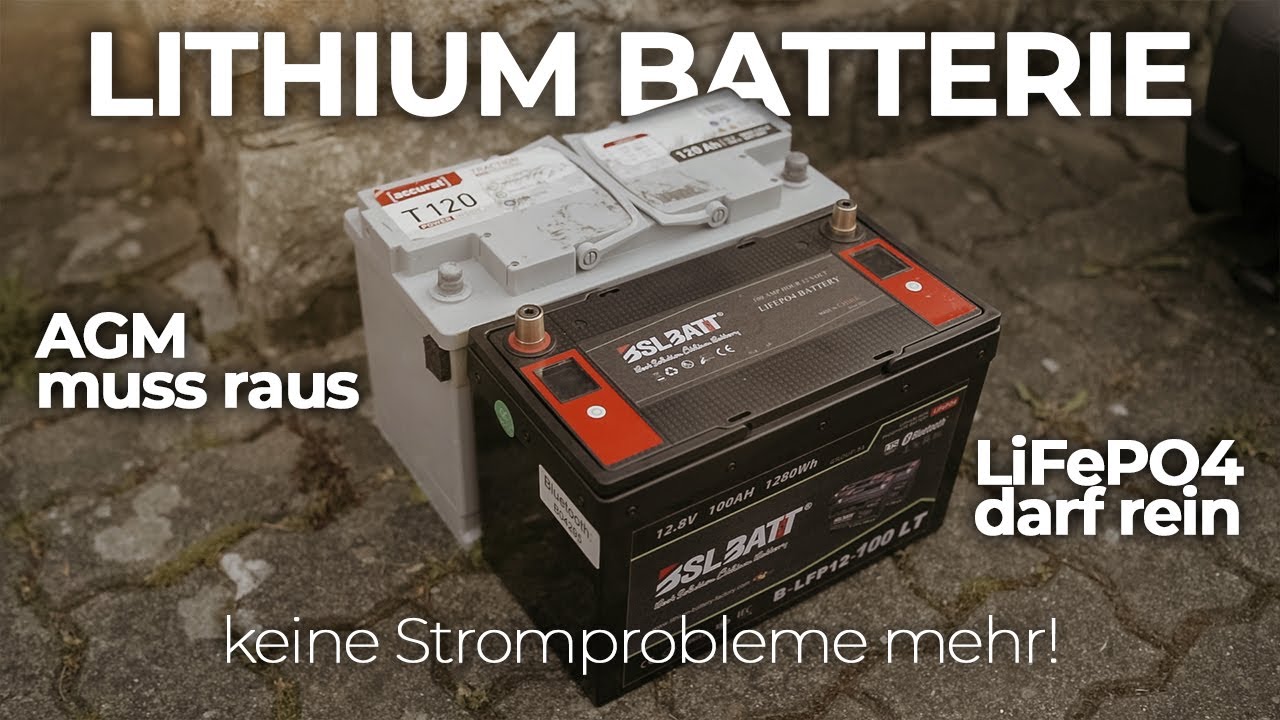 Zweitbatterie-Kit für AGM, Gel und Nassbatterien Ladegerät