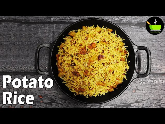 Potato Rice | Potato Pulao Recipe | Aloo Pulao Recipe | Lunch Box Recipe | Leftover Rice Recipes | She Cooks