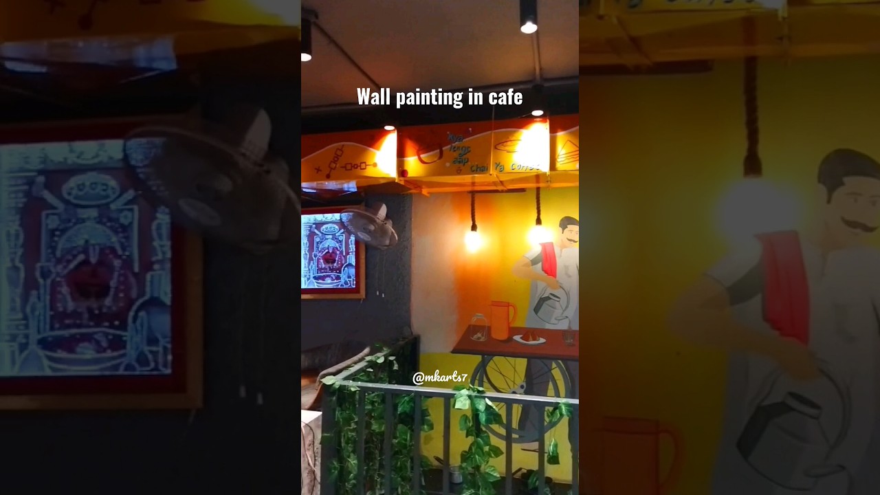 wall art ideas for cafe 😱 