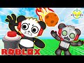 Dont press the wrong button lets play roblox with robo combo vs combo panda