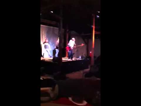 Drunk guy bum rushes the stage