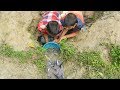 Boys Caught the Fish | joil Fish Coming with Raining Water | Beautiful Nature Fish Catching