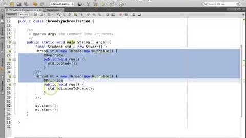 Thread Synchronization