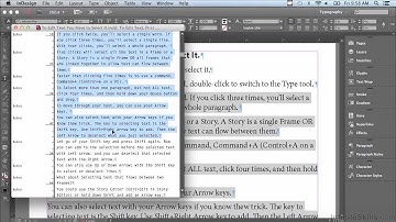 Adobe InDesign CC Tutorial | To Edit Text, You Have To Select It