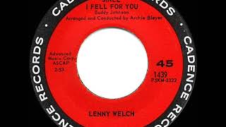 1963 HITS ARCHIVE: Since I Fell For You - Lenny Welch