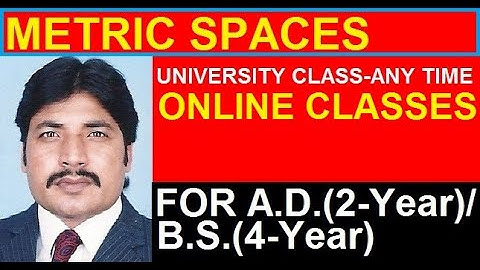 DISTANCE BETWEEN TWO SUBSETS OF METRIC SPACE & EXAMPLES