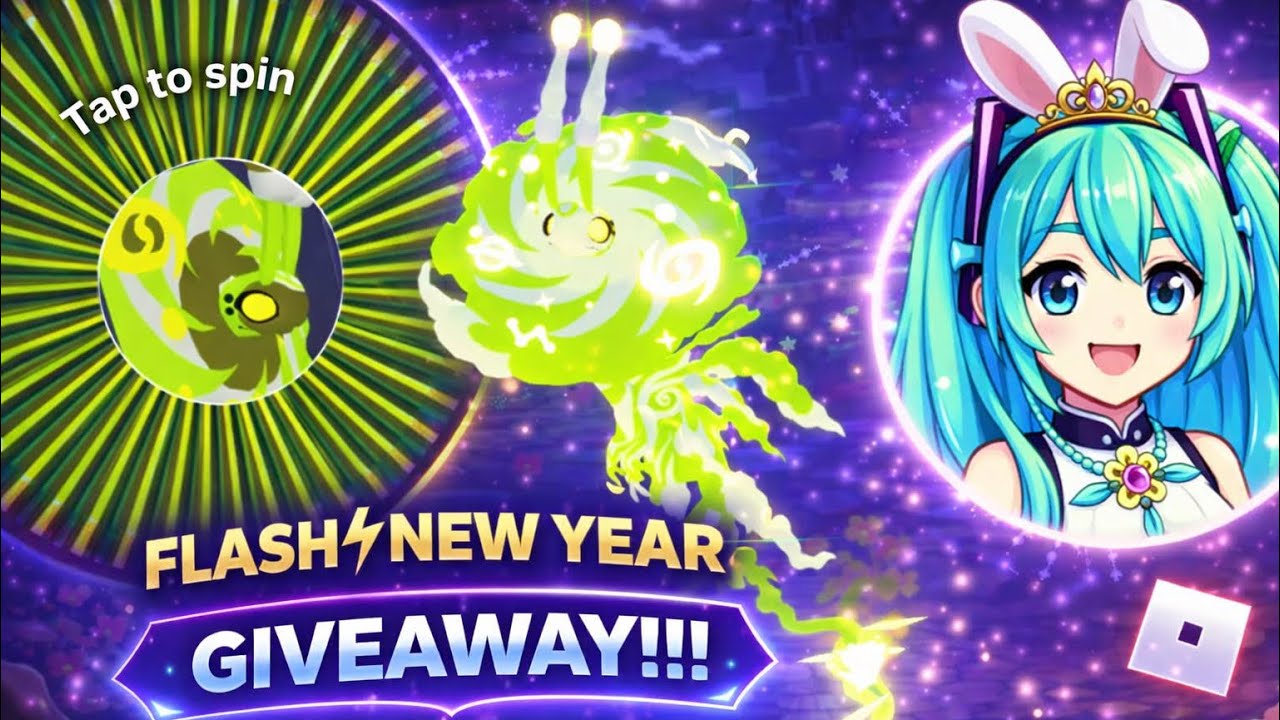 FLASH NEW YEAR GIVEAWAY! | Dragon Adventures | ROBLOX