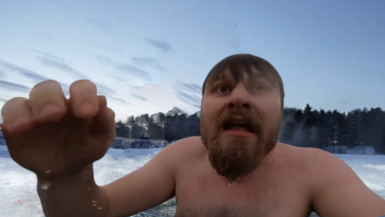I jumped into freezing cold waters - YouTube