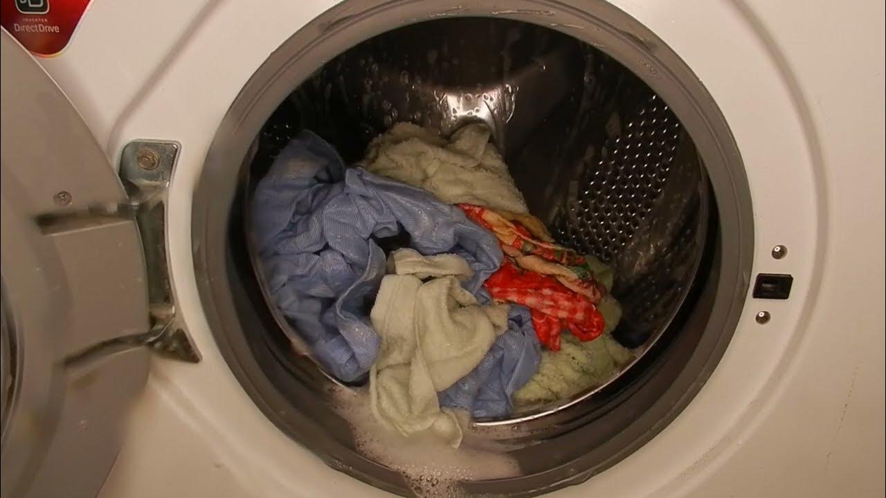 Wash white laundry on a secret mode on the Lg washing machine YouTube
