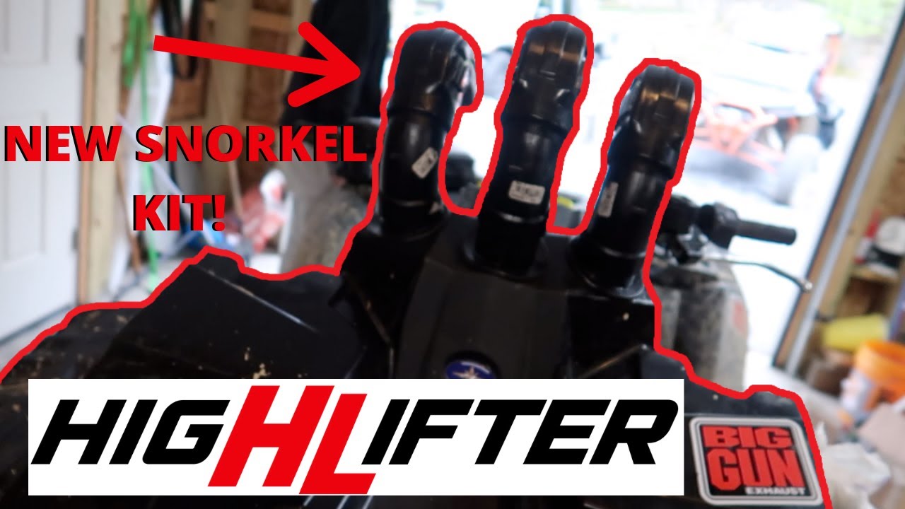 Installing Highlifter Snorkel Riser Kit! Polaris Sportsman 850