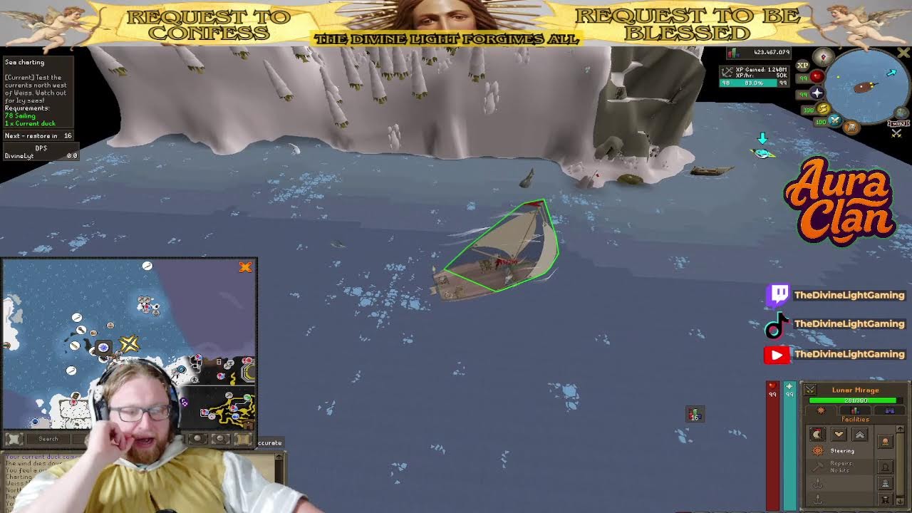 OSRS: Sailing grind to 99 Sailing. May the Lord bless me