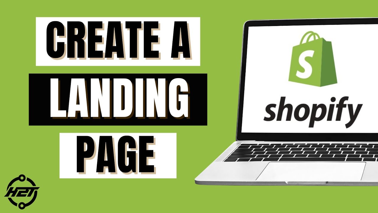 How To Create Landing Page On Shopify (2025) - YouTube