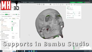 Bambu Studio tutorial : How to create automatic or manual supports