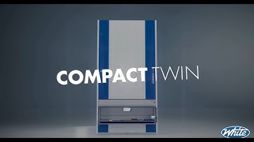 How the Compact Twin VLM Works | High-Speed Vertical Storage Animation