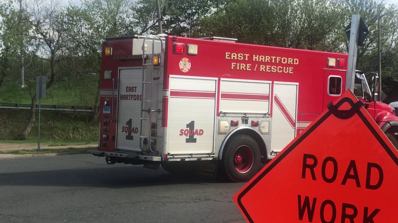 East Hartford Fire Department Squad 1 Responding With Whelen, Q2B & Air Horns! YouTube