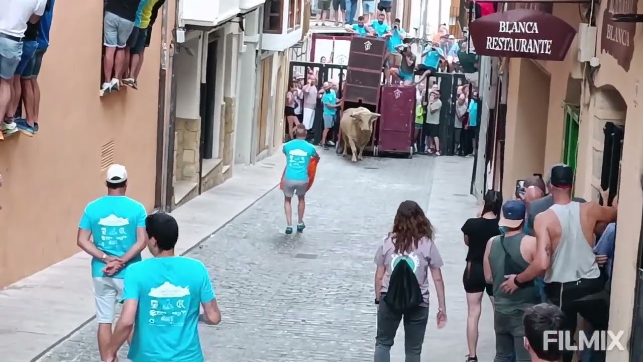 MORELLA ( CS ) 7-8-2023 TOROS CERRILES DE SERGIO CENTELLES Y CASTILLO DE LA REINA