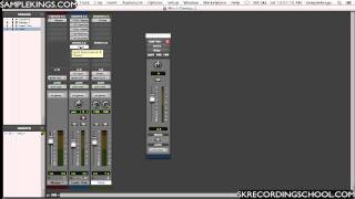Pro Tools 10 Vocal Setup Effects & I/O Pre & Post Fader