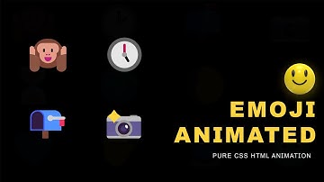 Emoji CSS Animation pure CSS HTML Animation | Emoji Animation