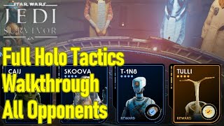 Star Wars Jedi Survivor holo tactics guide, full walkthrough, all opponents screenshot 4