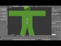 Blender - Aplicar um esqueleto e ossos a um boneco (Tutorial/Aula 3)