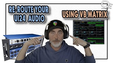 RE- ROUTE YOUR UI24 AUDIO WITH VB MATRIX - PC