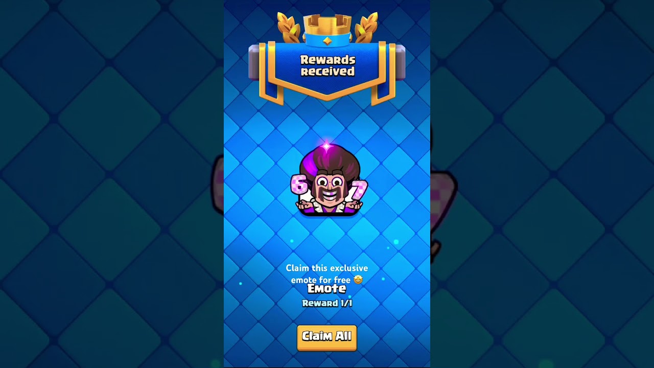Clash royale 67 emote qr code 