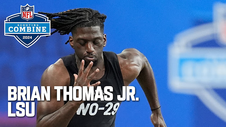 Brian Thomas Jr's FULL 2024 NFL Scouting Combine On Field Workout