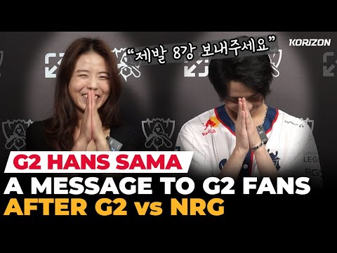 G2 Hans Sama RATES NRG's performance!! Senna-Tahm Kench meta?! | Worlds 2023