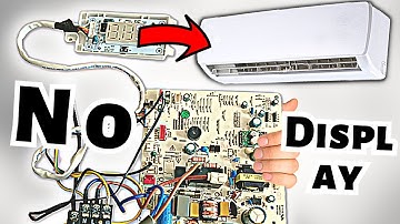 Mini Split AC Indoor Motherboard Turns On But No Display Repair